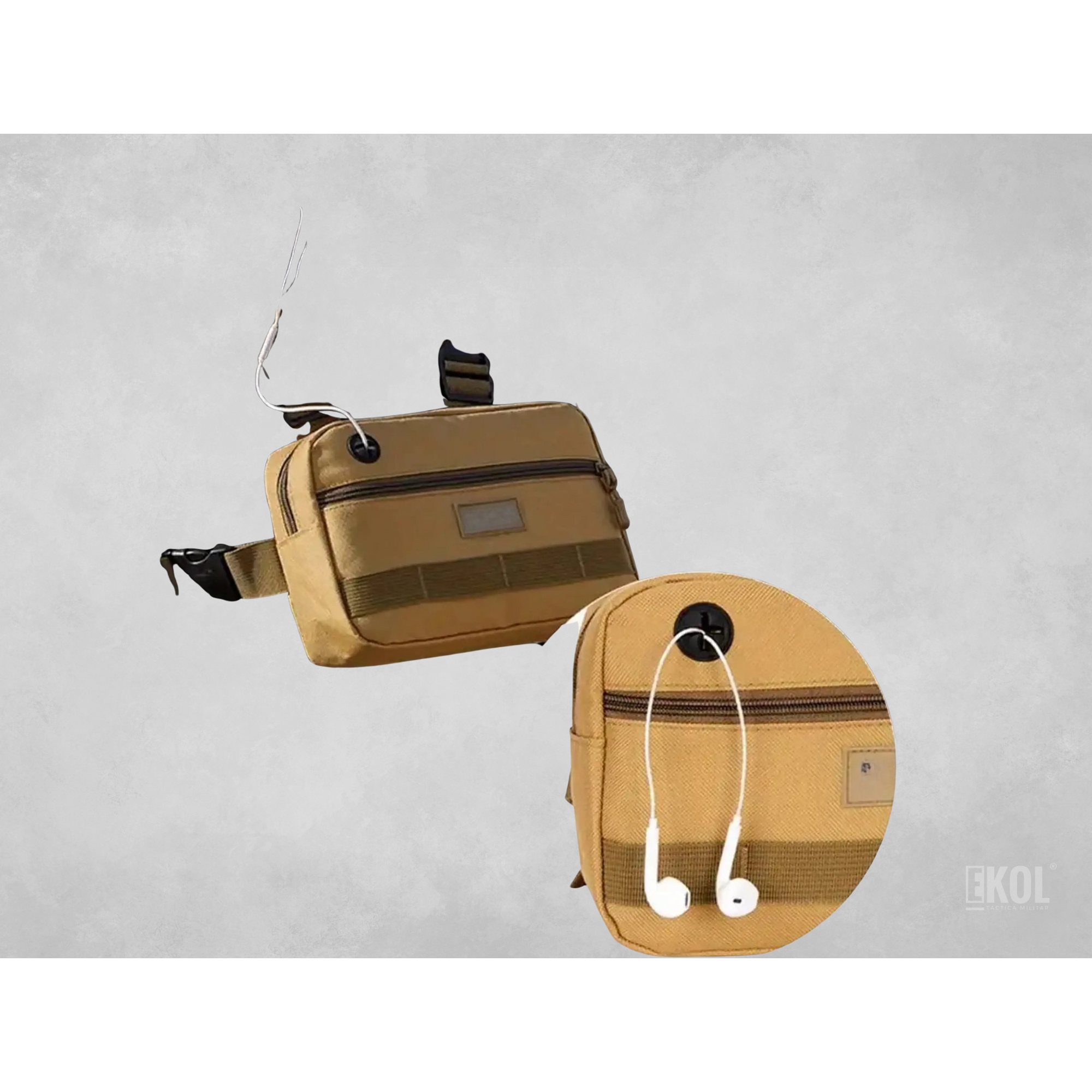 Bolso De Pecho Chaleco Basico Camping Outdoor 5