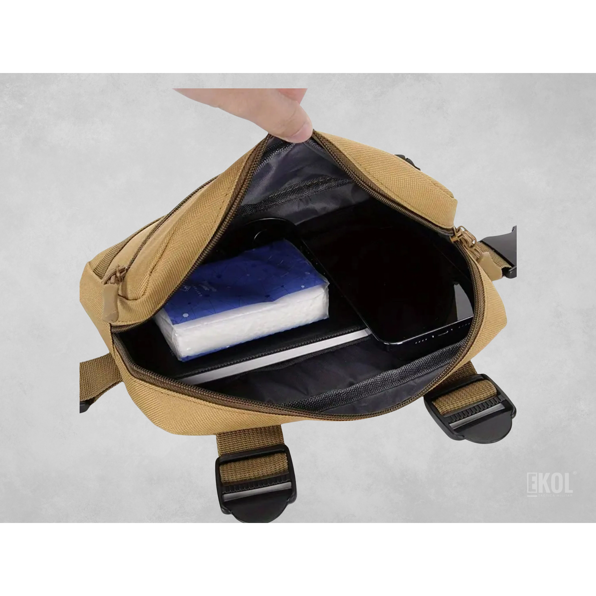 Bolso De Pecho Chaleco Basico Camping Outdoor 6