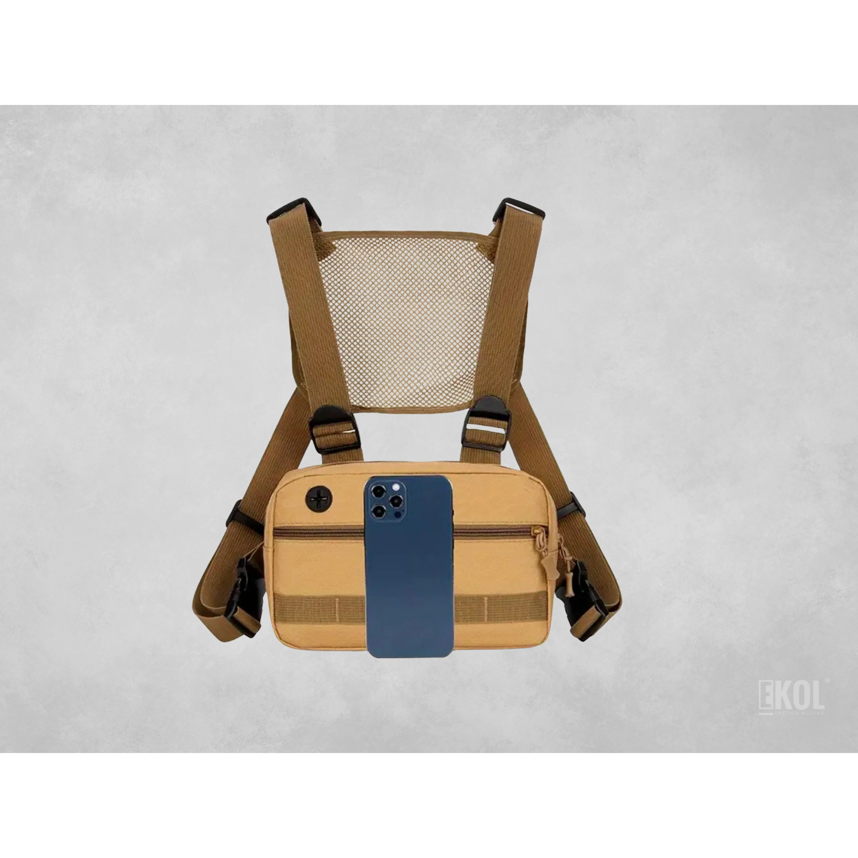 Bolso De Pecho Chaleco Basico Camping Outdoor 11