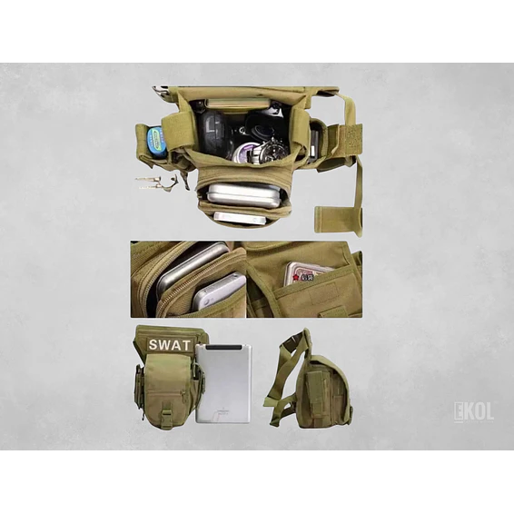 BOLSO BANANO MUSLERA TACTICO SWAT MILITAR 5