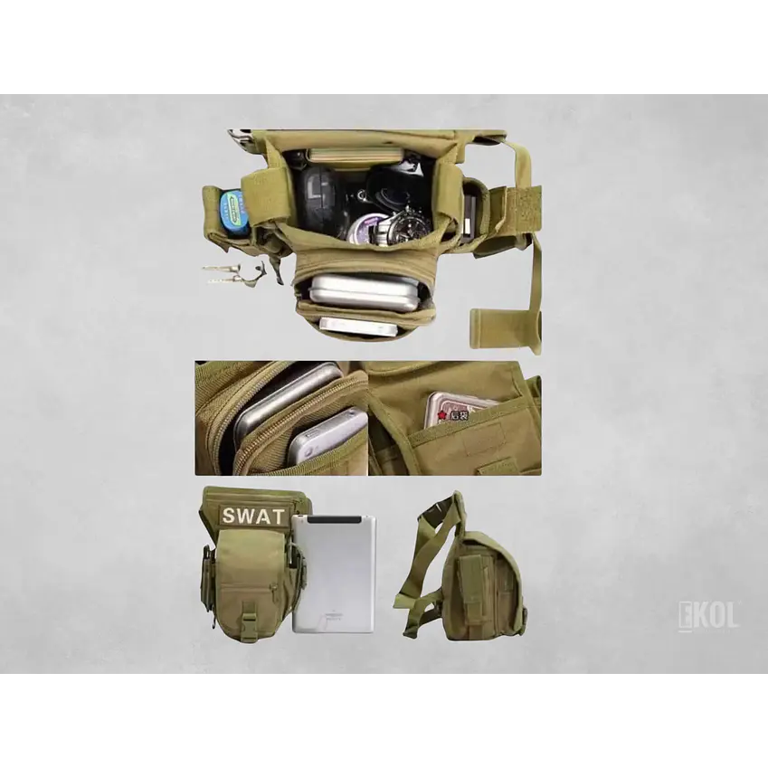 BOLSO BANANO MUSLERA TACTICO SWAT MILITAR 5