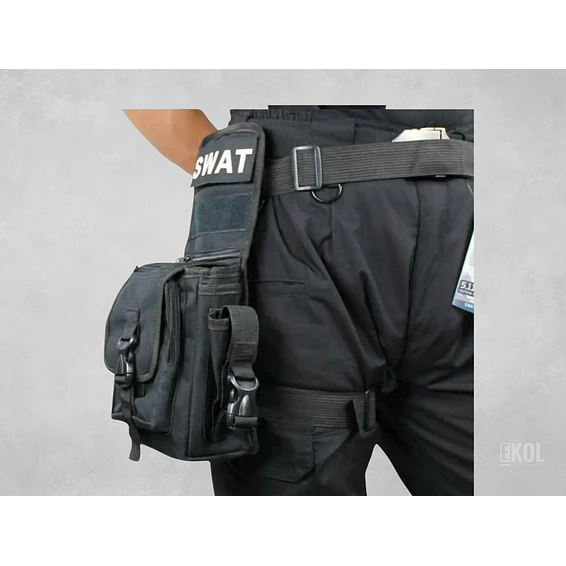 BOLSO BANANO MUSLERA TACTICO SWAT MILITAR 13