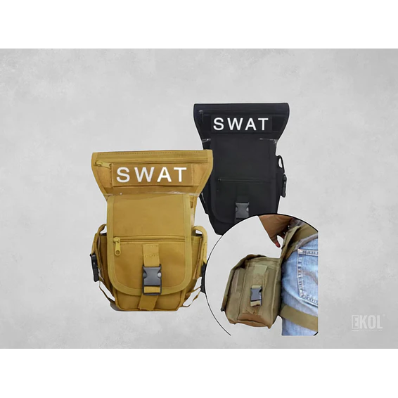 BOLSO BANANO MUSLERA TACTICO SWAT MILITAR 4