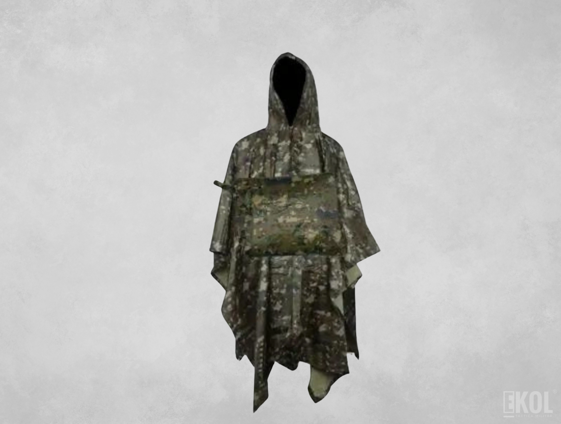 Poncho Impermeable 100% waterproof - Capa Pixelado Sur + Bolso