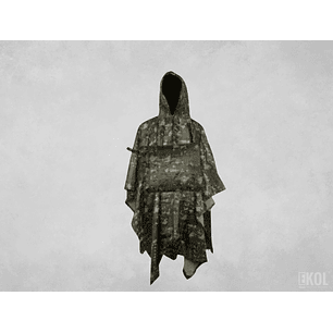 Poncho Impermeable 100% waterproof - Capa Pixelado Sur + Bolso 