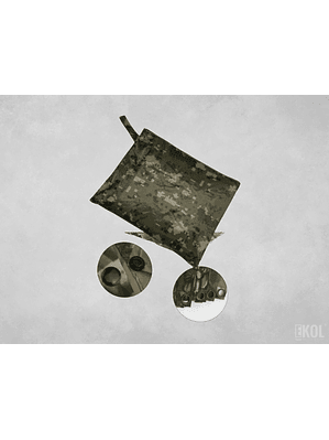 Poncho Impermeable 100% waterproof - Capa Pixelado Sur + Bolso 