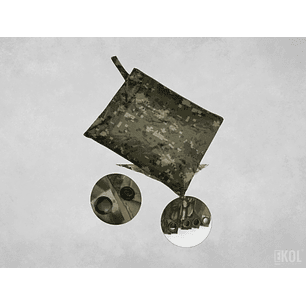 Poncho Impermeable 100% waterproof - Capa Pixelado Sur + Bolso 