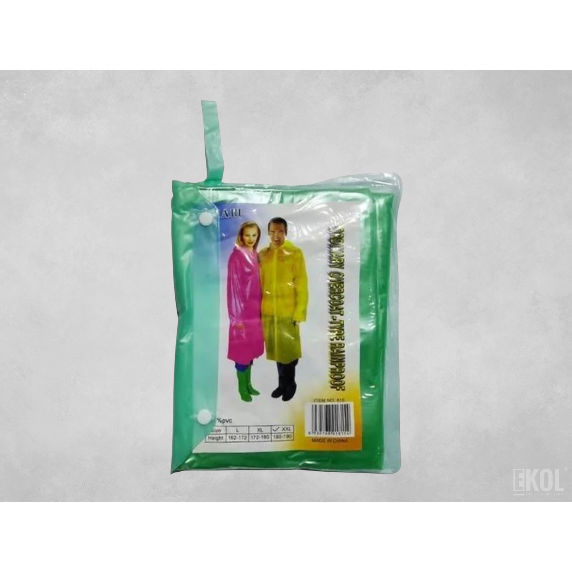 PONCHO IMPERMEABLE 100% WATERPROOF 23