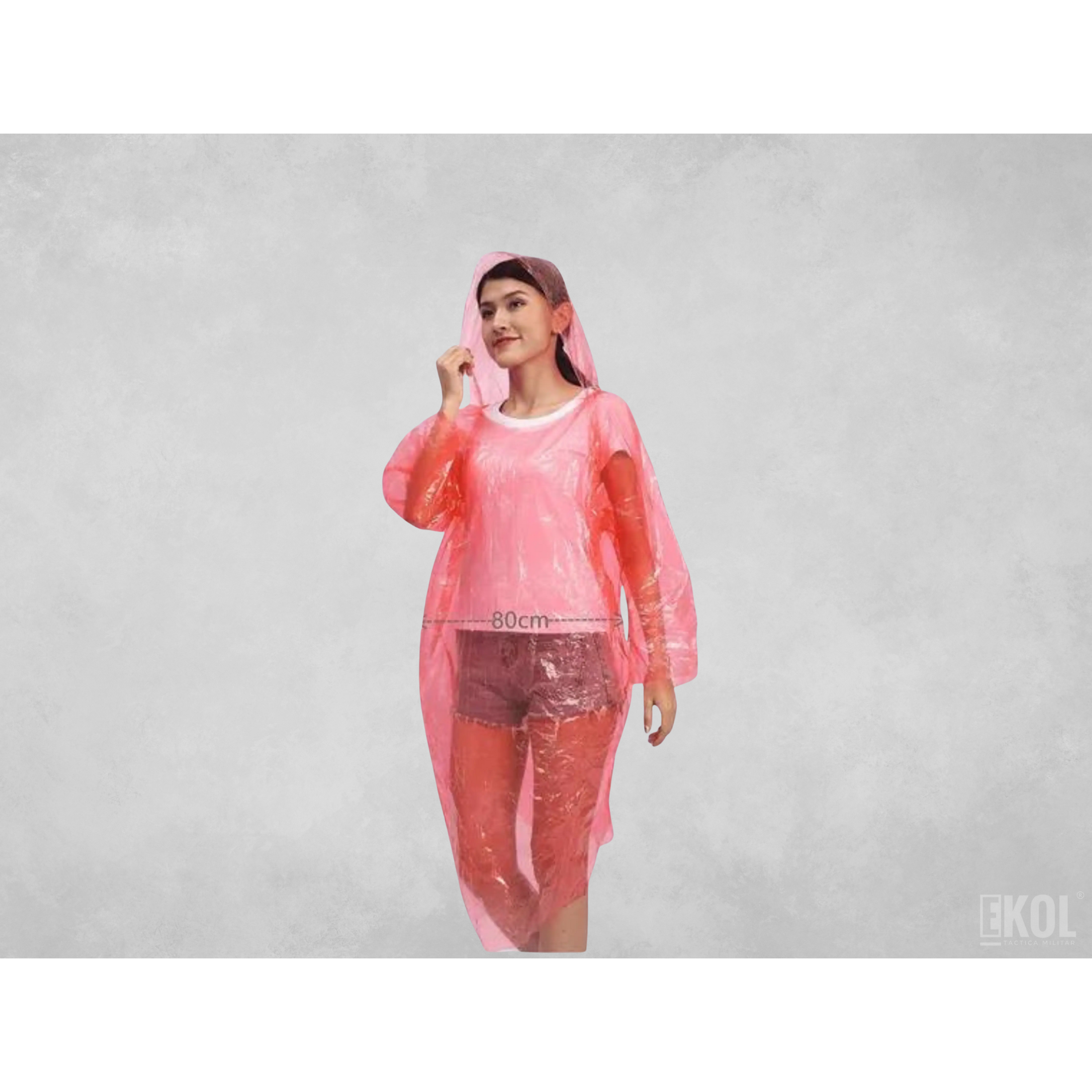 PONCHO IMPERMEABLE 100% WATERPROOF 3