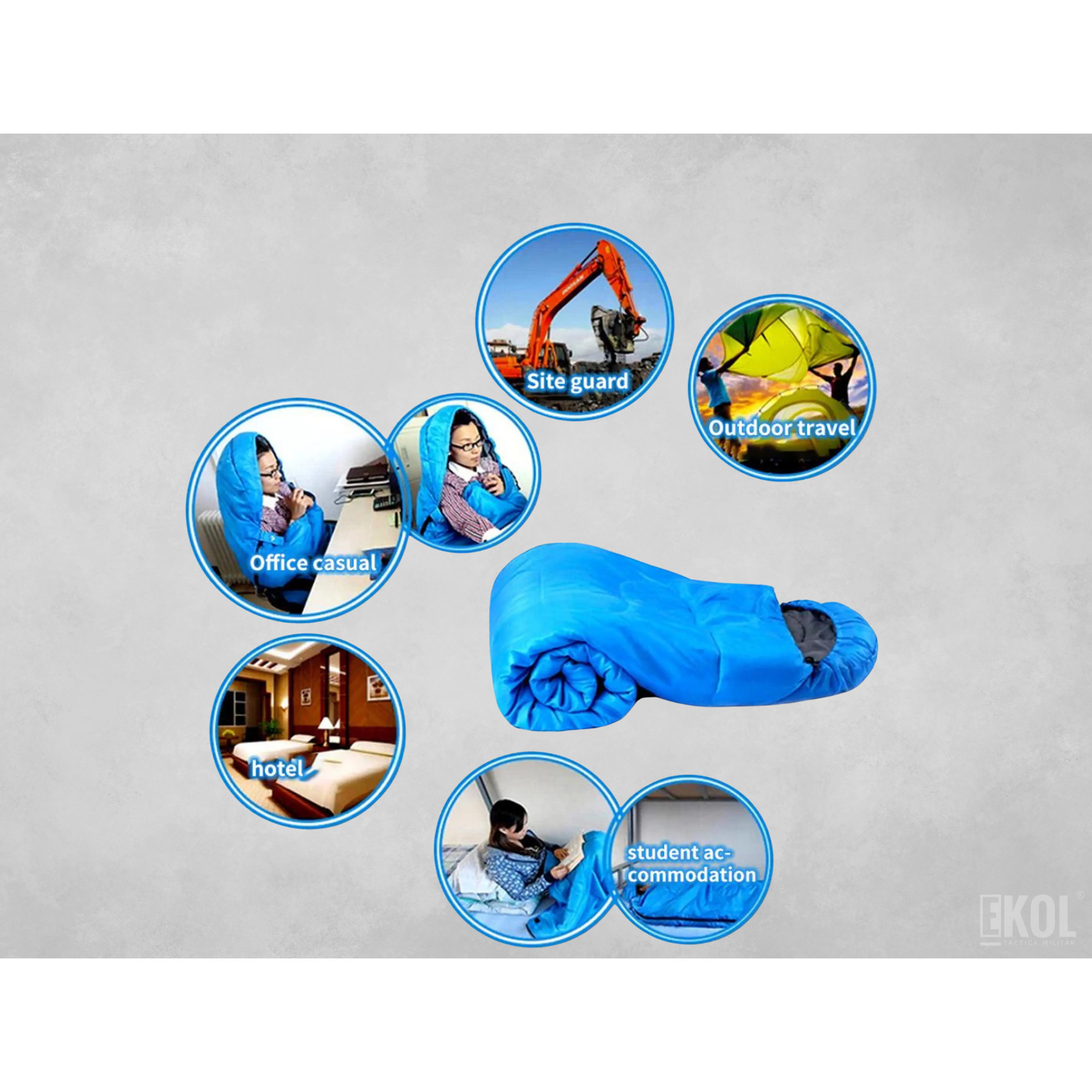 SACOS DE DORMIR ULTRA LIVIANO Y COMPACTO +5°/CAMPING OUTDOOR 2