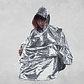 Poncho Emergencia Manta Térmica Reversible Reflectante Sos - Miniatura 2