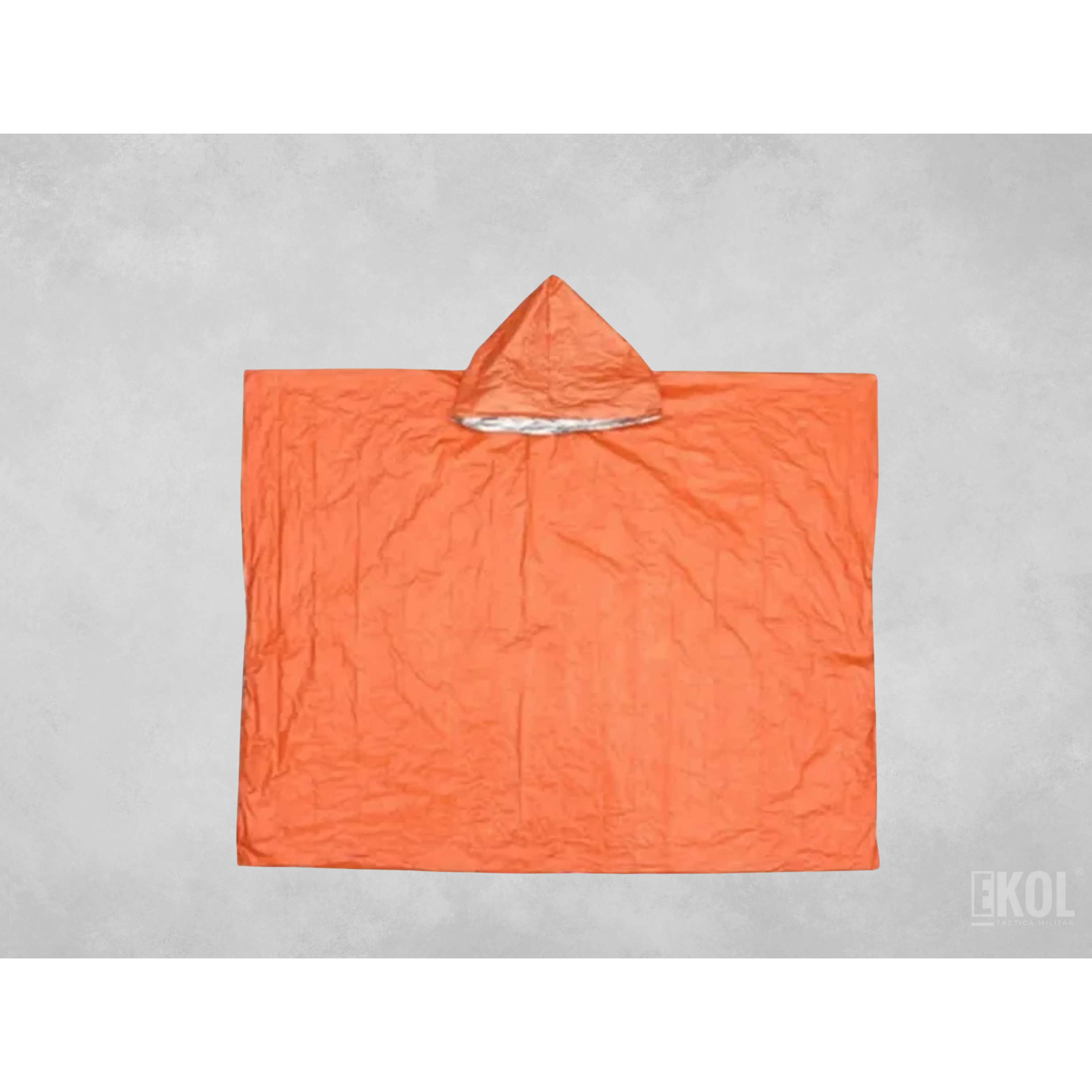 Poncho Emergencia Manta Térmica Reversible Reflectante Sos 6