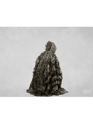 Poncho Hojas Camuflaje 3d Capa Sigiloso Trajes 