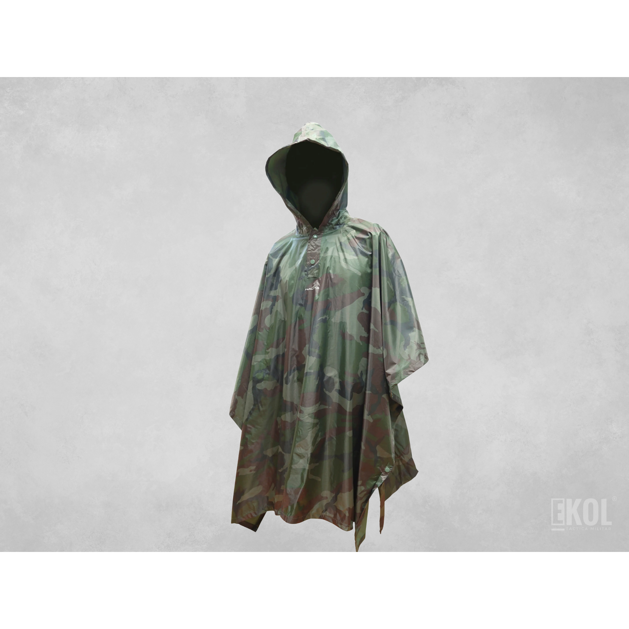  Poncho Impermeable  Camuflaje 2