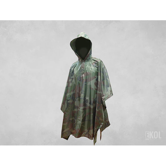  Poncho Impermeable  Camuflaje 2