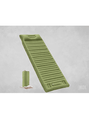 Colchoneta Inflable Plegable Camping Trekking Outdoor