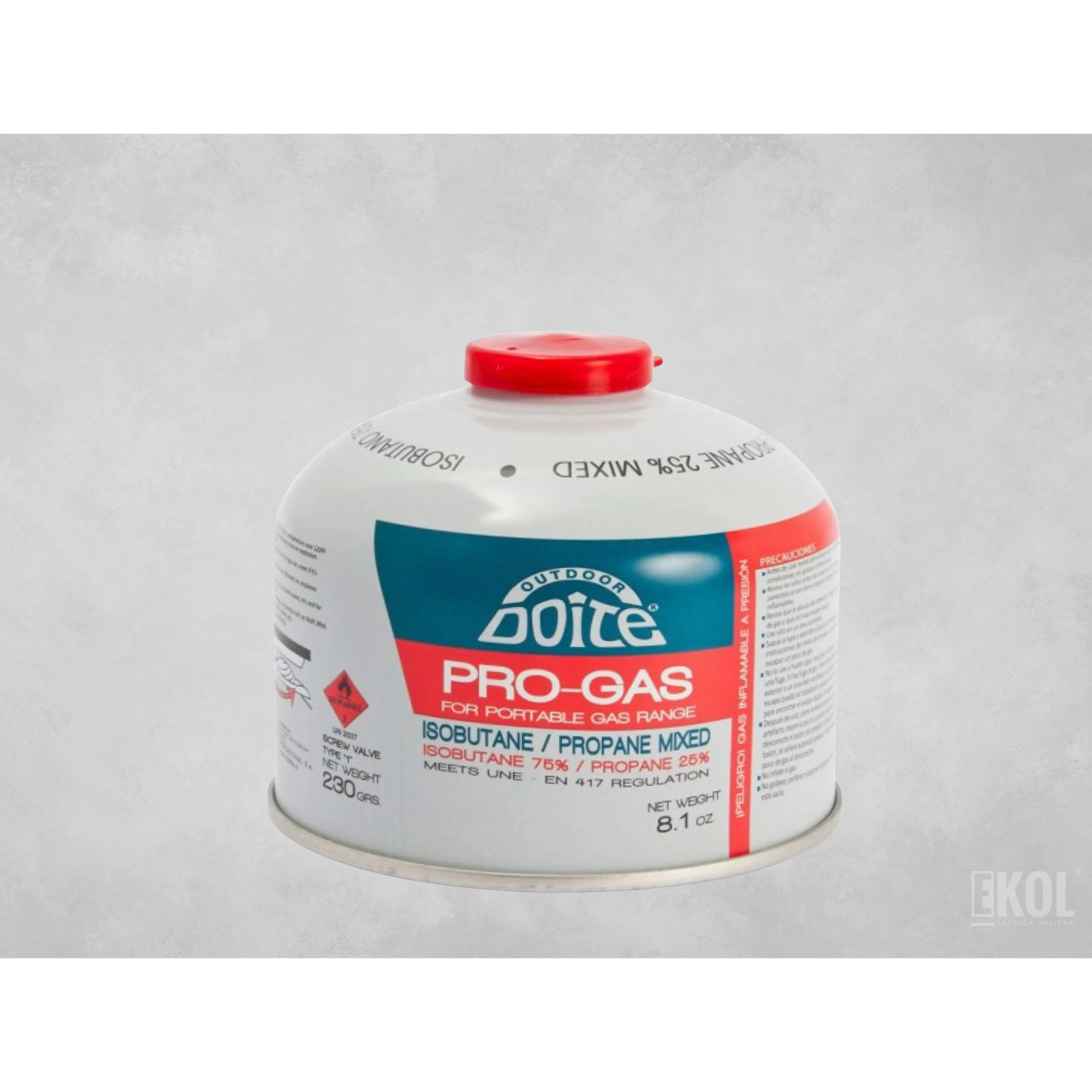 Gas Butano 230grs Para Cocinillas Lámparas Camping 1