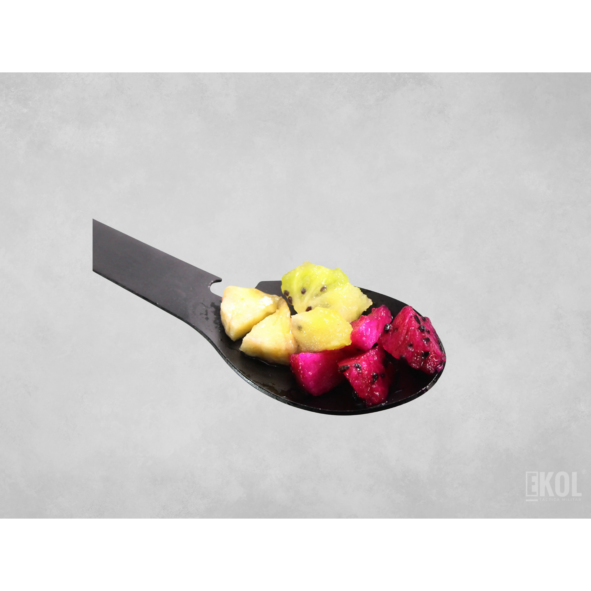 Cuchillo Cuchara Tenedor 5 En 1 - Camping 100 Hierro 3