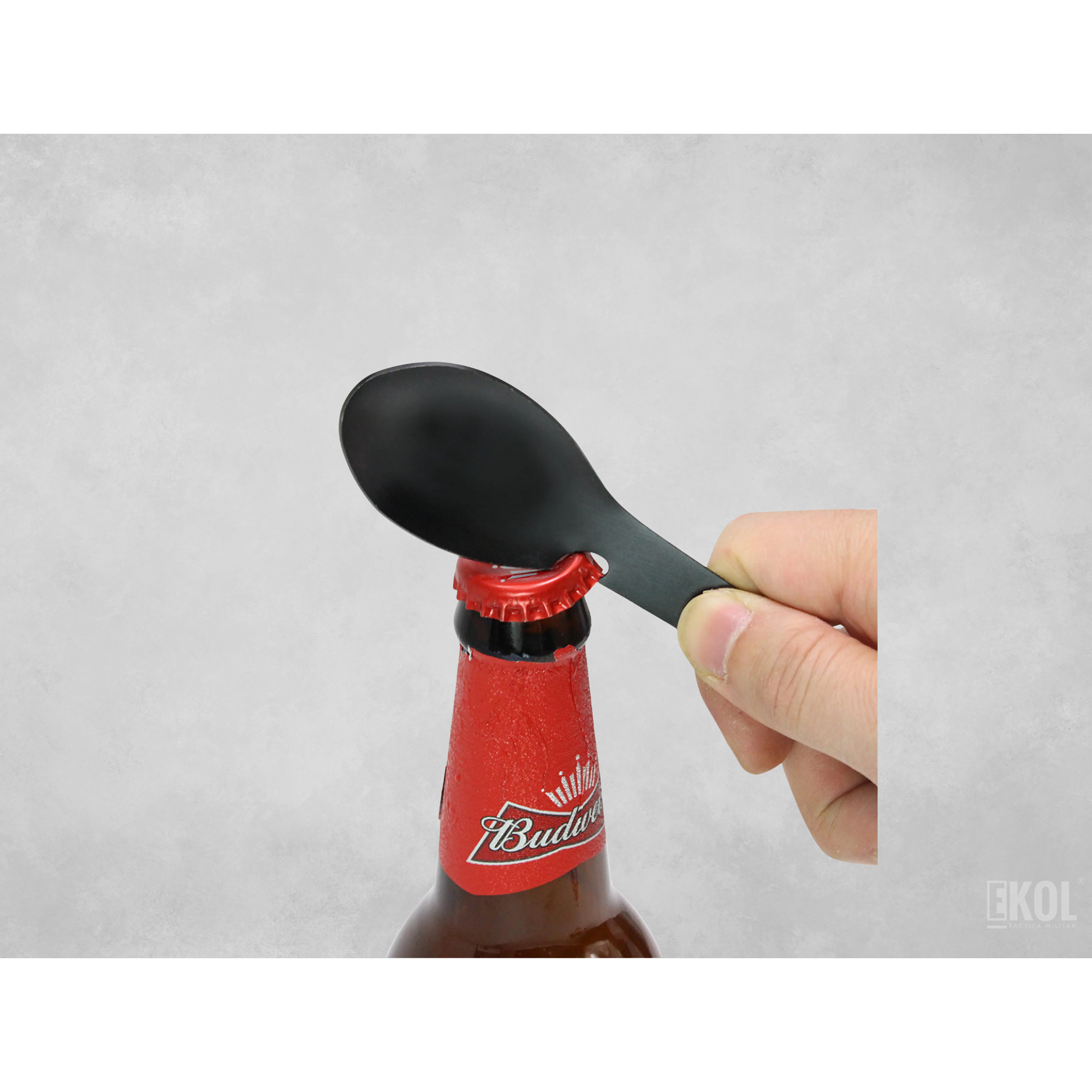 Cuchillo Cuchara Tenedor 5 En 1 - Camping 100 Hierro 4