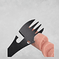 Cuchillo Cuchara Tenedor 5 En 1 - Camping 100 Hierro - Miniatura 7