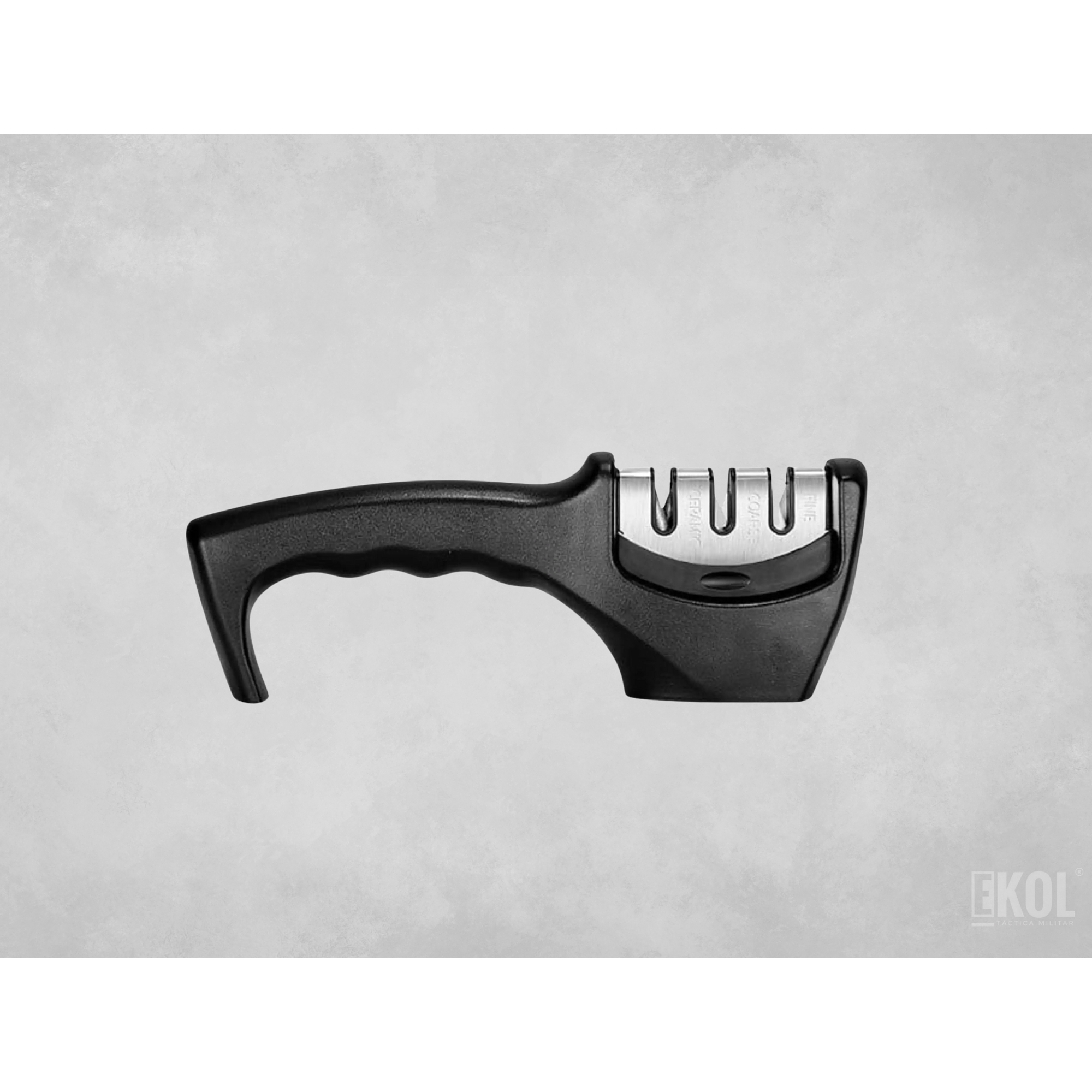 Afilador Cuchillo Tijera Cocina 3 Ranuras Acero Cerámica 1