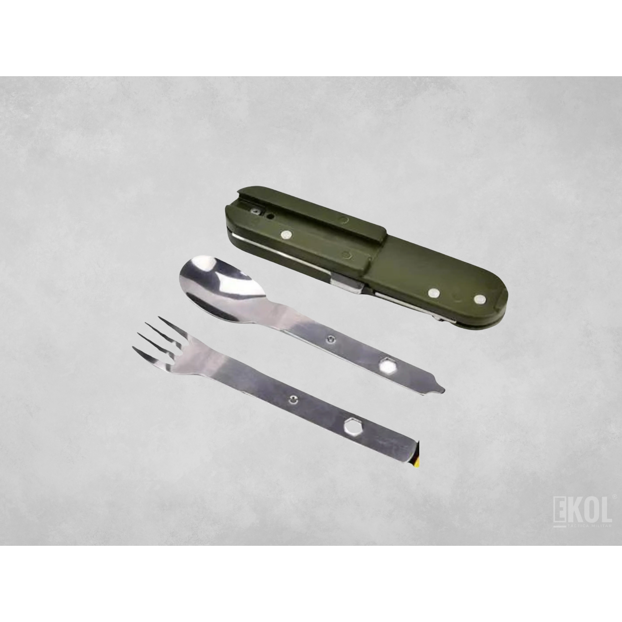 Set Cubiertos Camping Multiuso 5 En 1 Portátil Supervivencia 4