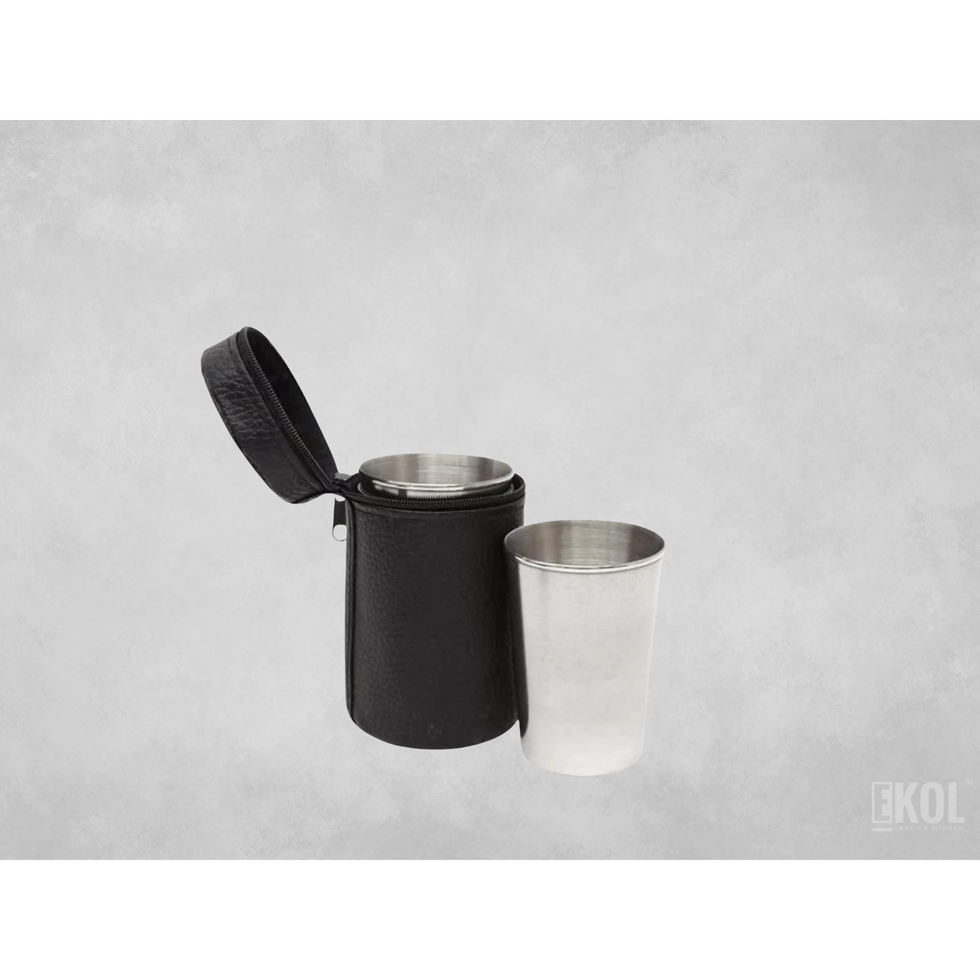 Set 4 Vaso Acero Inoxidable Camping Trekking Outdoor 4