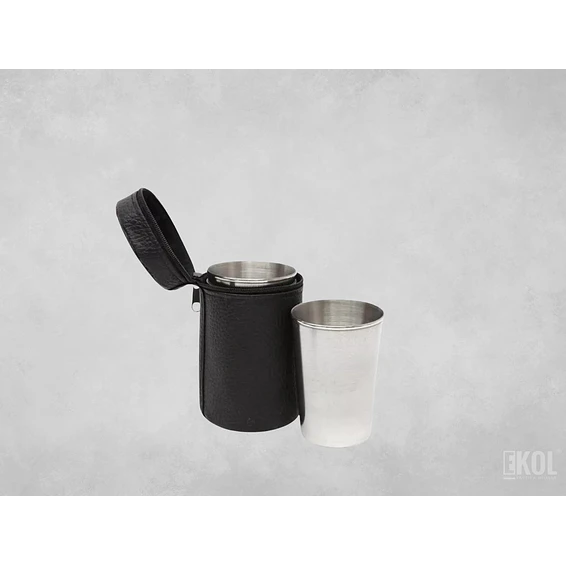 Set 4 Vaso Acero Inoxidable Camping Trekking Outdoor 4