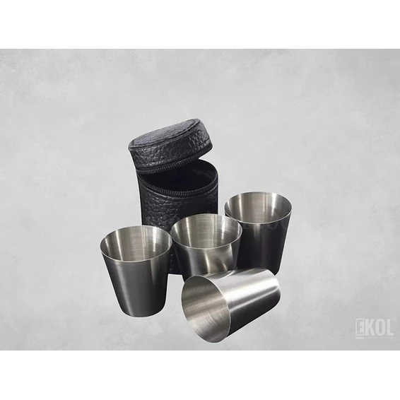 Set 4 Vaso Acero Inoxidable Camping Trekking Outdoor 2