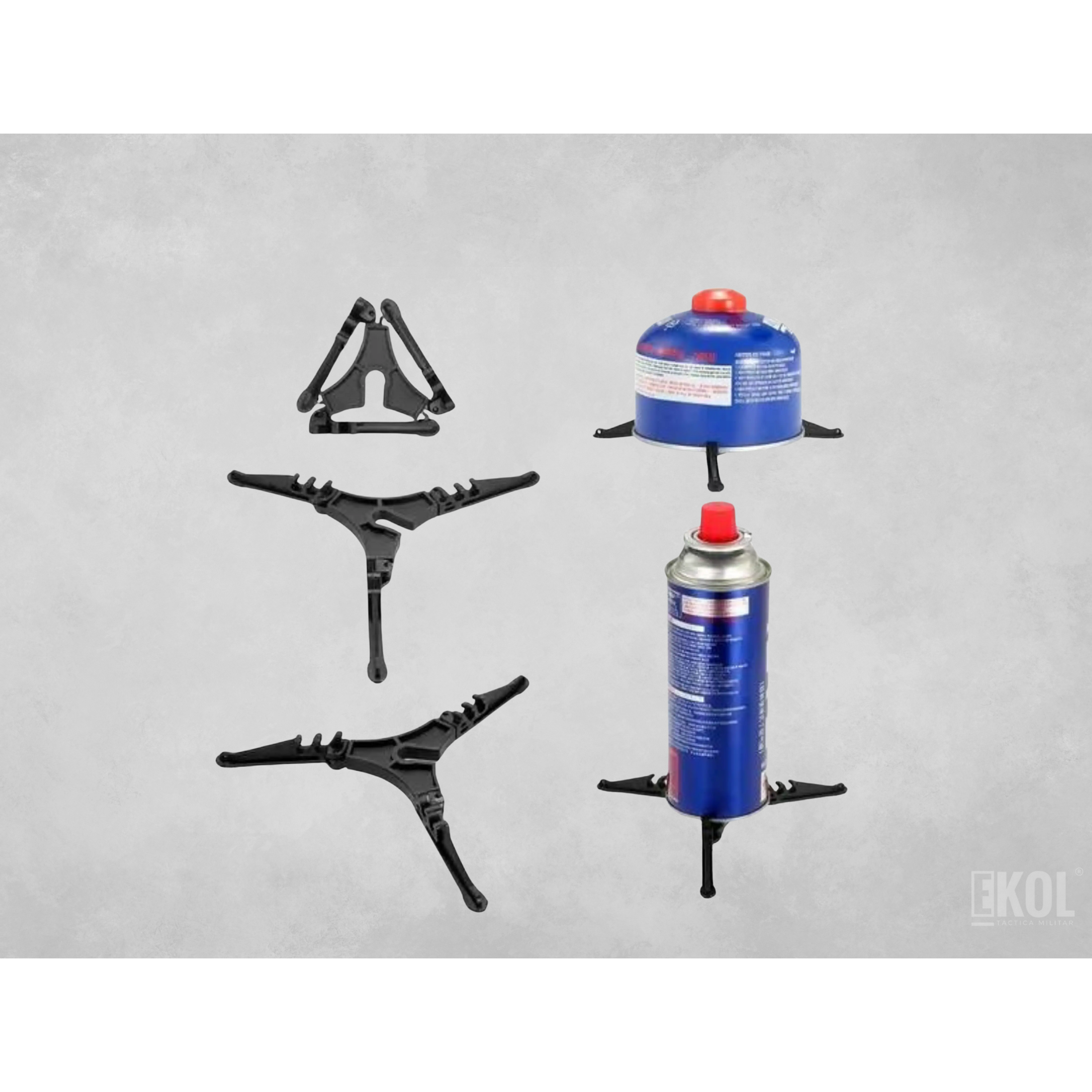 Soporte De Tanque De Gas Portátil Plegable Camping 4