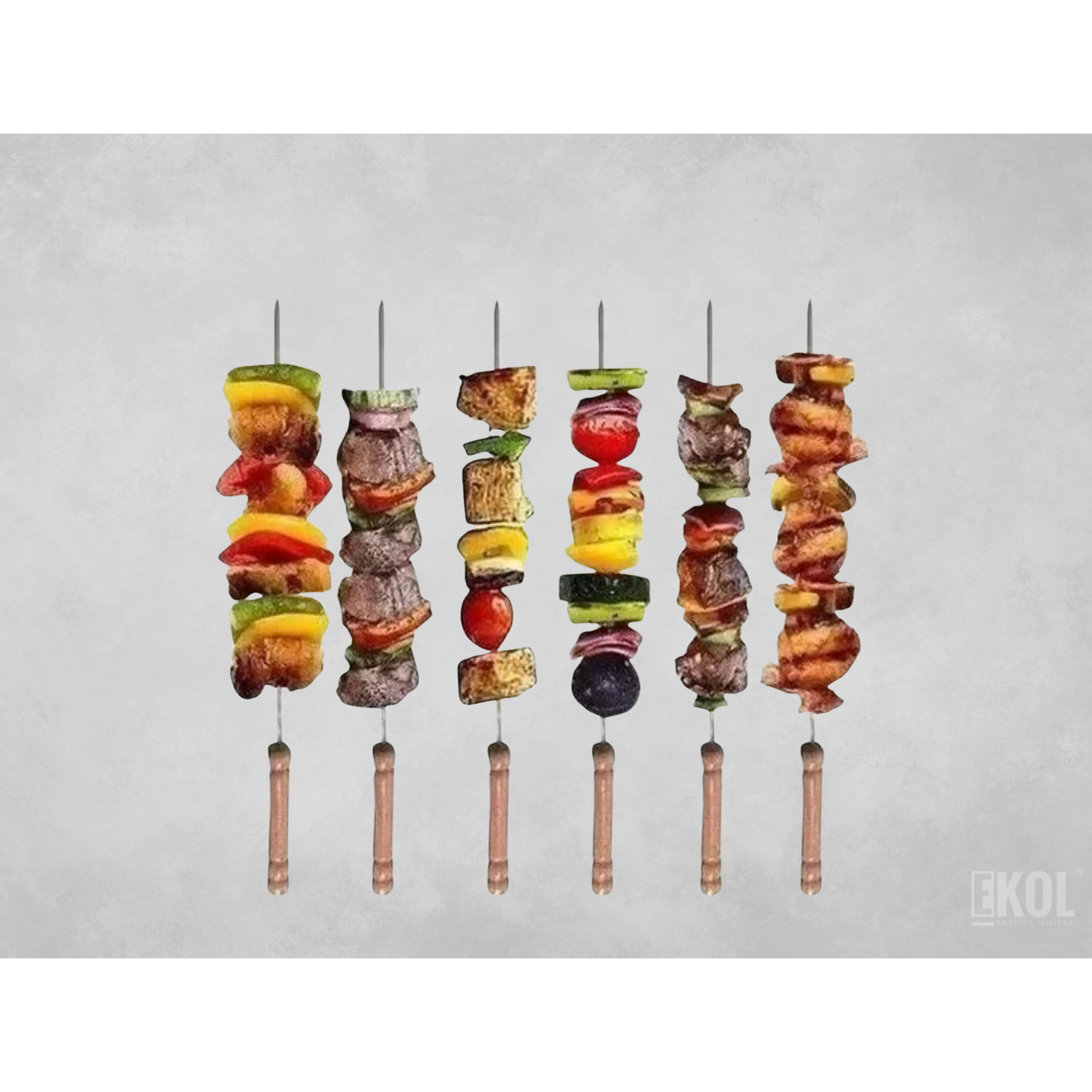 10 Pinchos Anticuchos Brochetas Asados Fierros Barbacoa  2