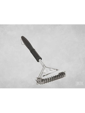 Cepillo Limpiador Residuos Parrilla Resistente Bbq Asado