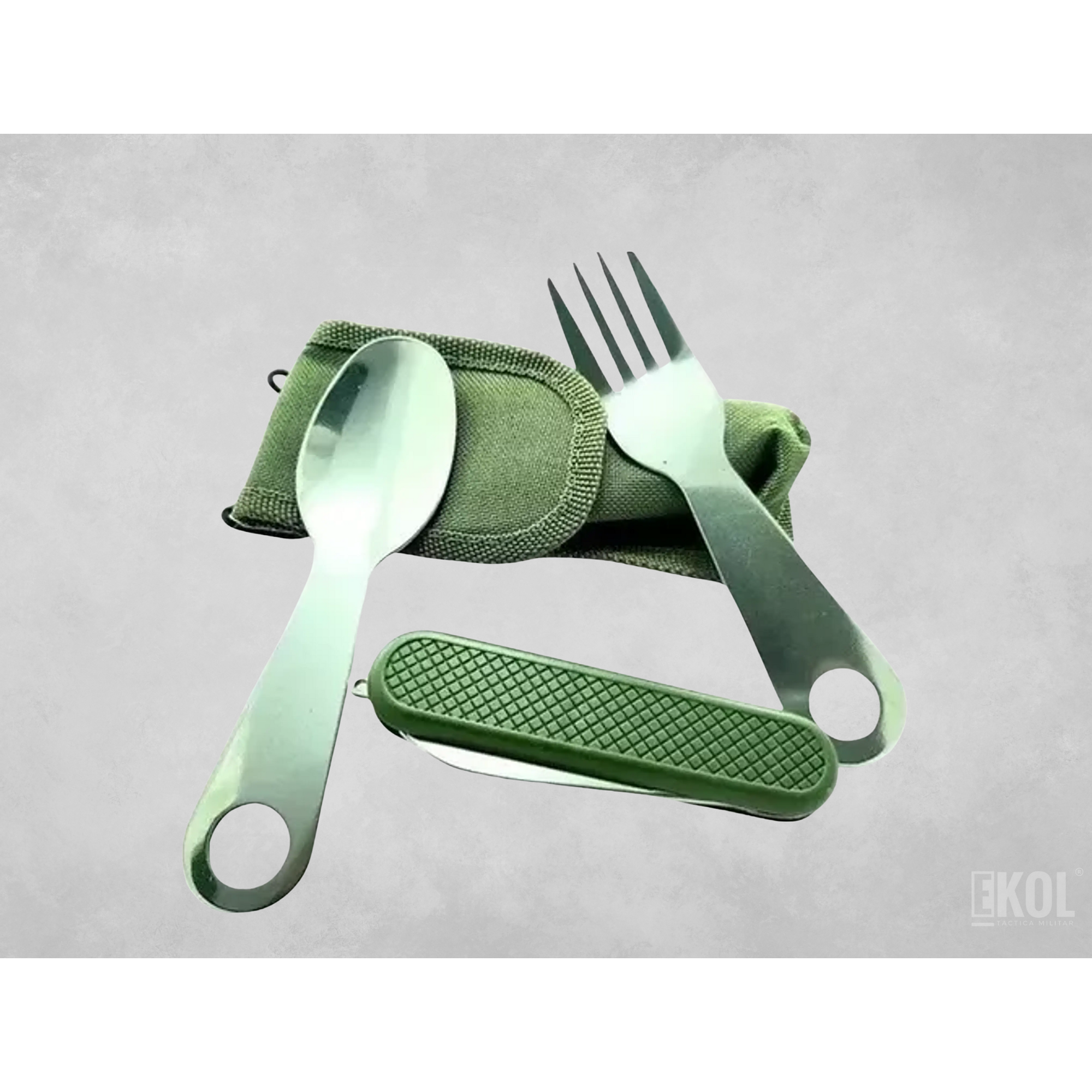 Set Cubiertos Camping Multiuso 9 En 1 Set Camping Portatil 1