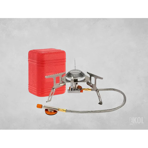 Cocinilla Estufa Portátil Gas Camping Trekking 3500w 1