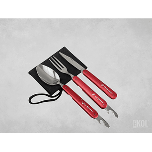 Set De Cubiertos Multifuncional Camping Outdoor Hogar