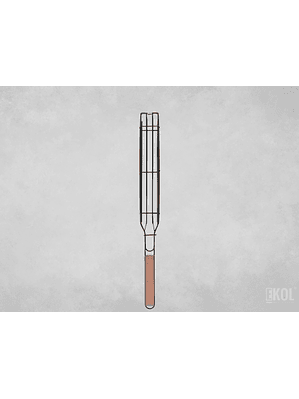 Fierros Anticucho Brocheta Pinchos Acero Verdura Parrilla