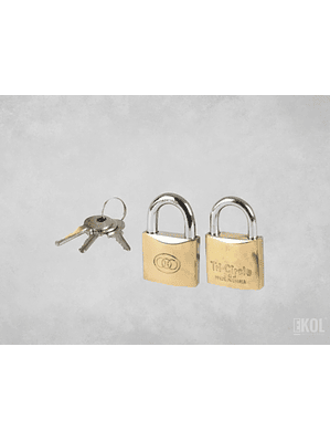 Candado Seguridad + Tres Llaves 32 mm - 263