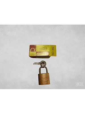 Candado Seguridad + Tres Llaves 25 mm