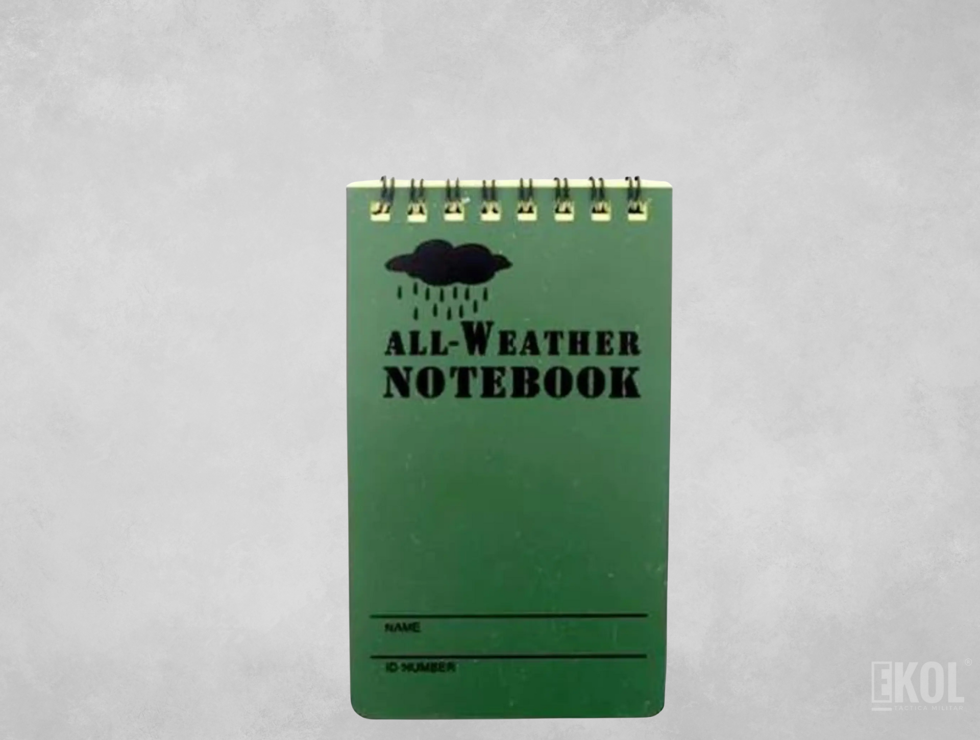 Libreta Militar Impermeable 13x8 cm