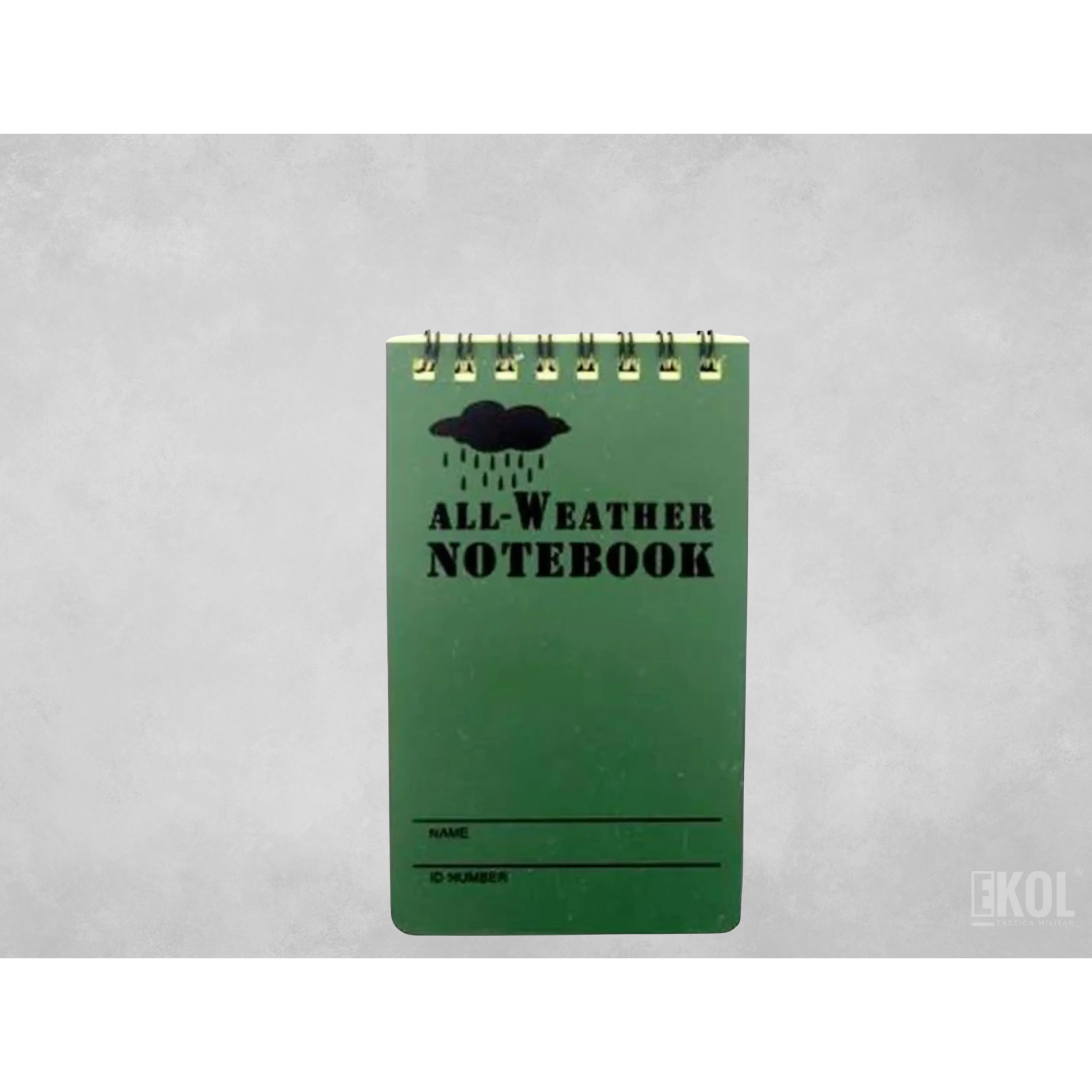 Libreta Militar Impermeable 13x8 cm 1