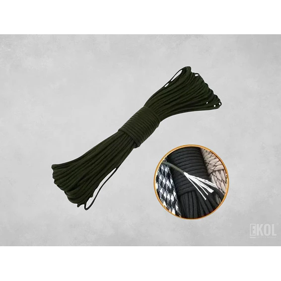 Cuerda Paracord Supervivencia Outdoor 18 mts 4