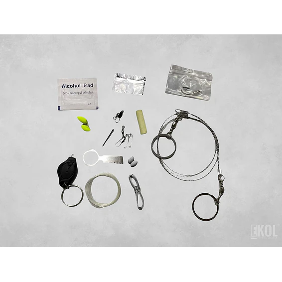 Kit Supervivencia Pesca Camping Outdoor 4