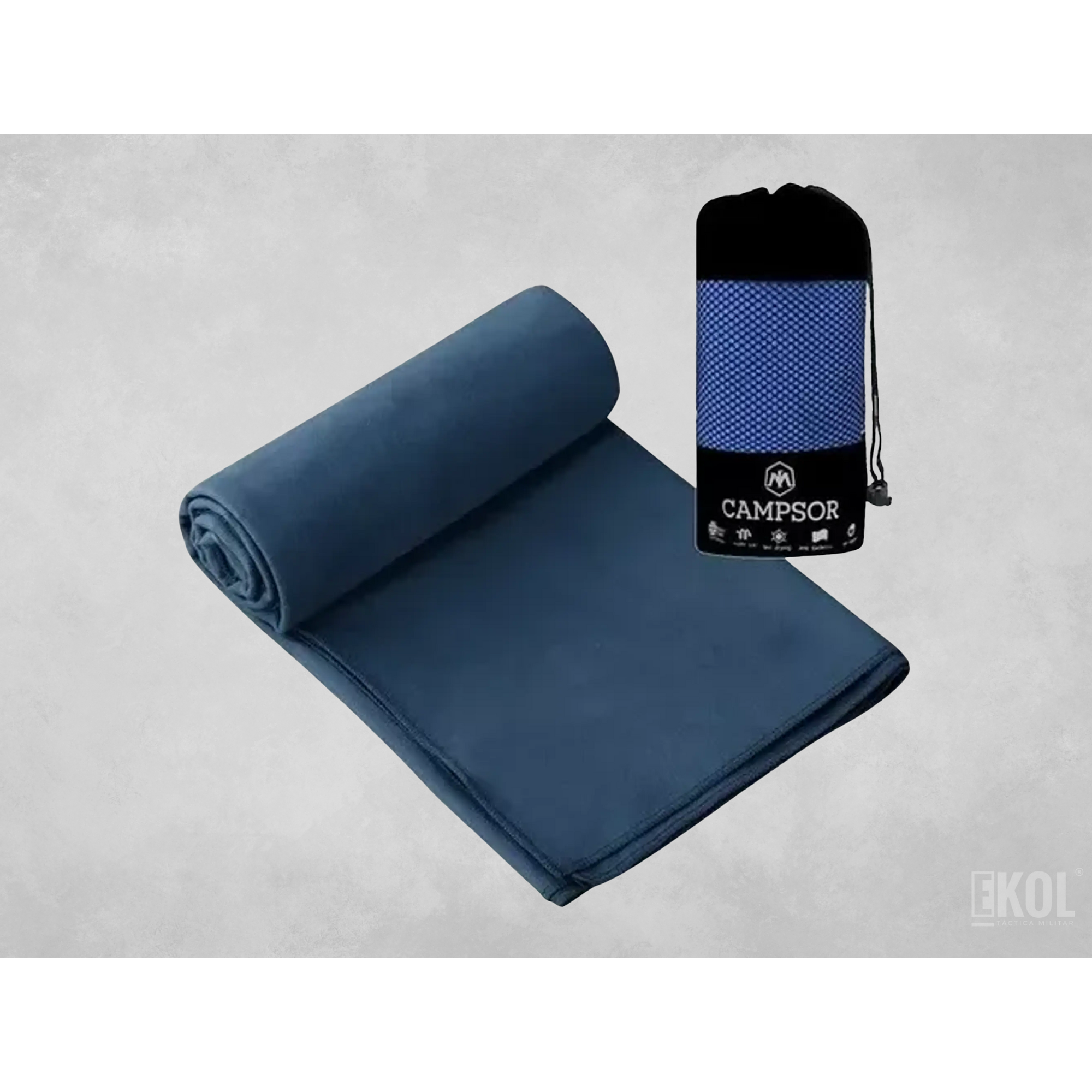 Toalla 80 X40 Microfibra Ultraliviana Viaje Trekking Force 3