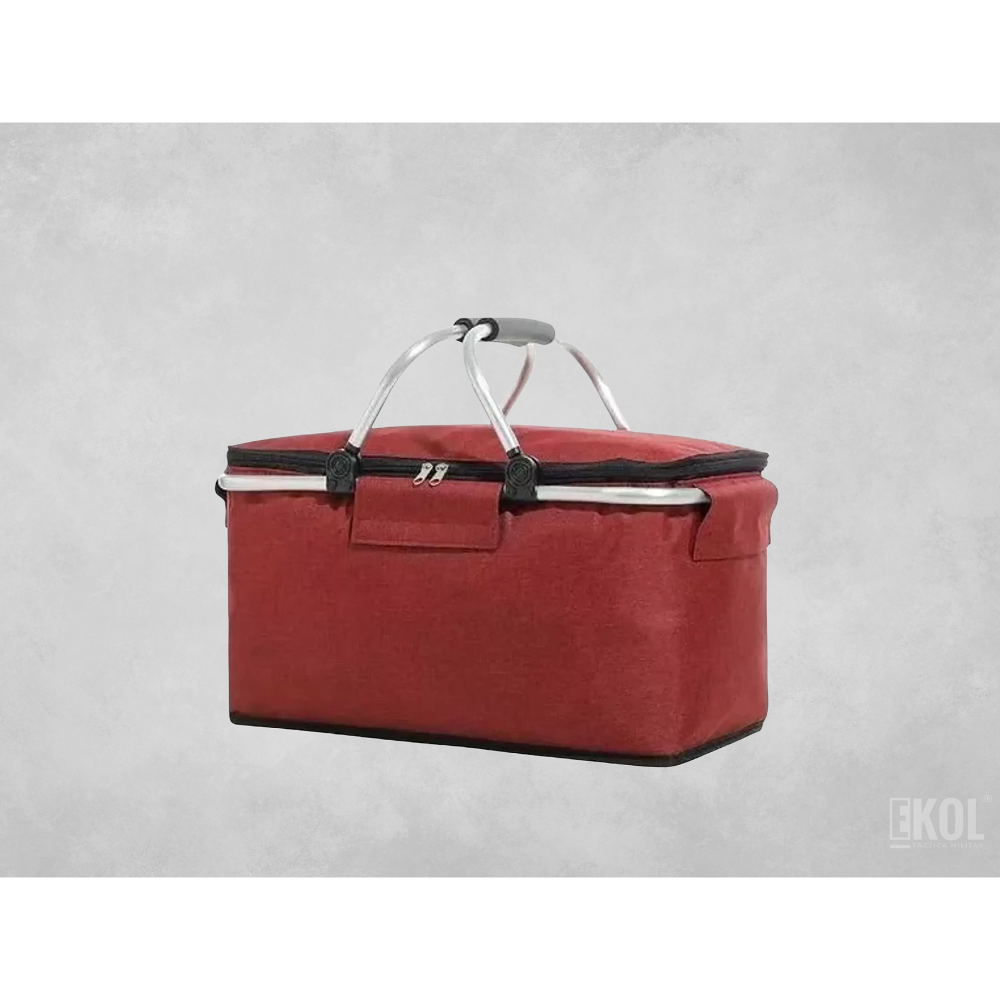 Canasta Picnic Cooler Bolso Térmica Plegable Portatil 2