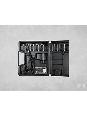 Taladro Rotativo Precisión Pasatiempos 60 Piezas + Accesorios