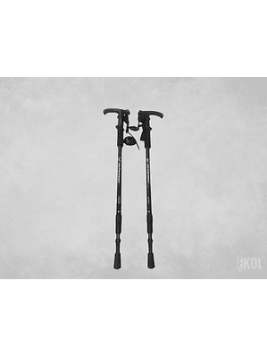 Pack 2 Bastón Trekking Senderismo - Tramos Mango Antishock