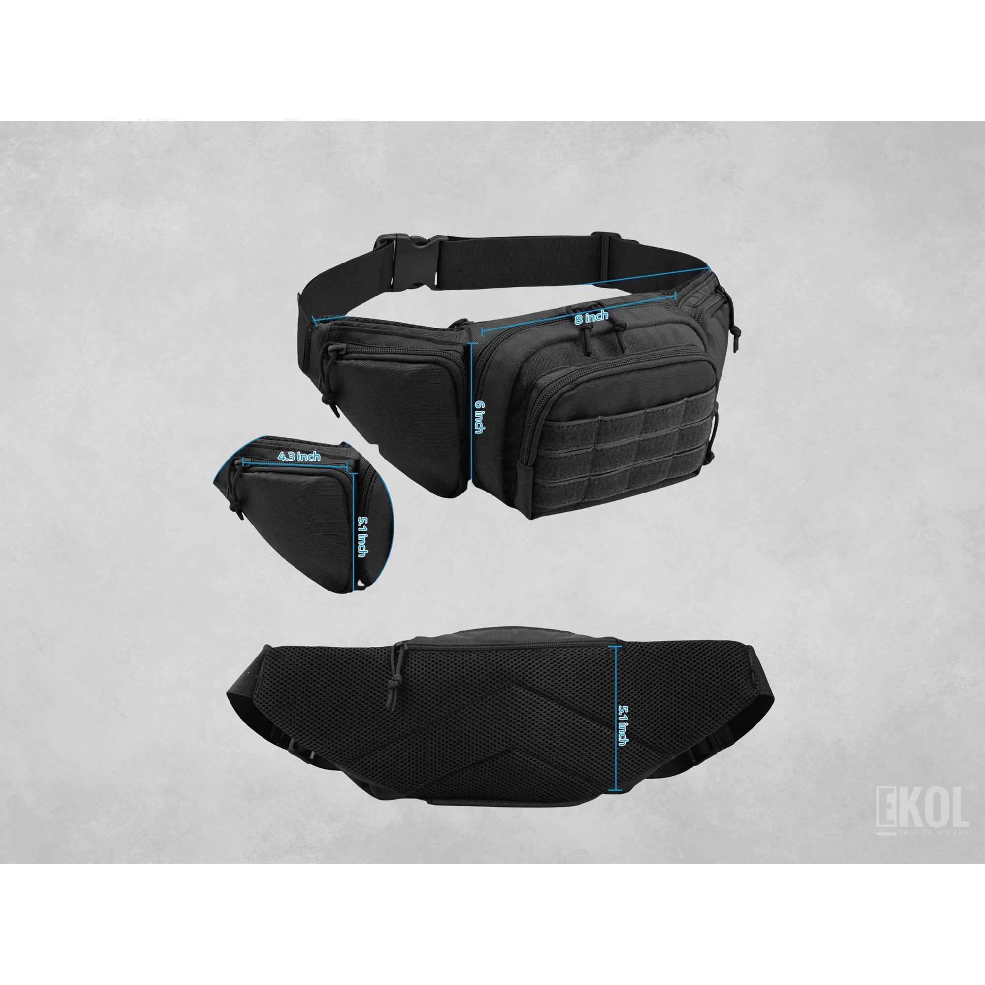 RIÑONERA BANANO OUTDOOR RESISTENTE AIRE LIBRE 2