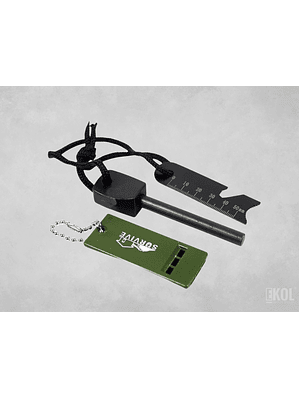 Kit Pedernal + Silbato 4 en 1