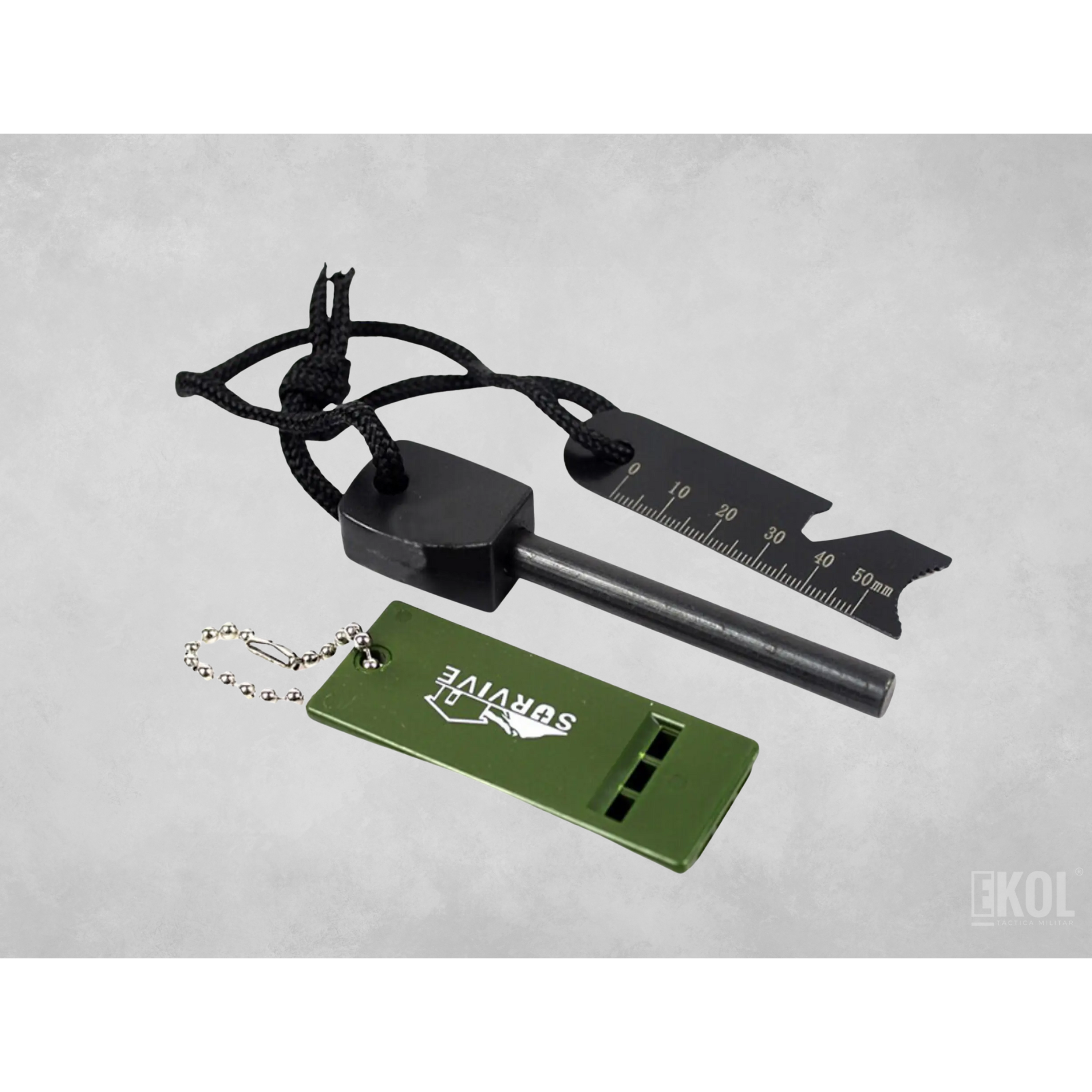 Kit Pedernal + Silbato 4 en 1 1