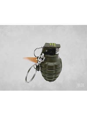 Encendedor Mini Zippo Granada M26 Metal Airsoft Soplete 3x5cm